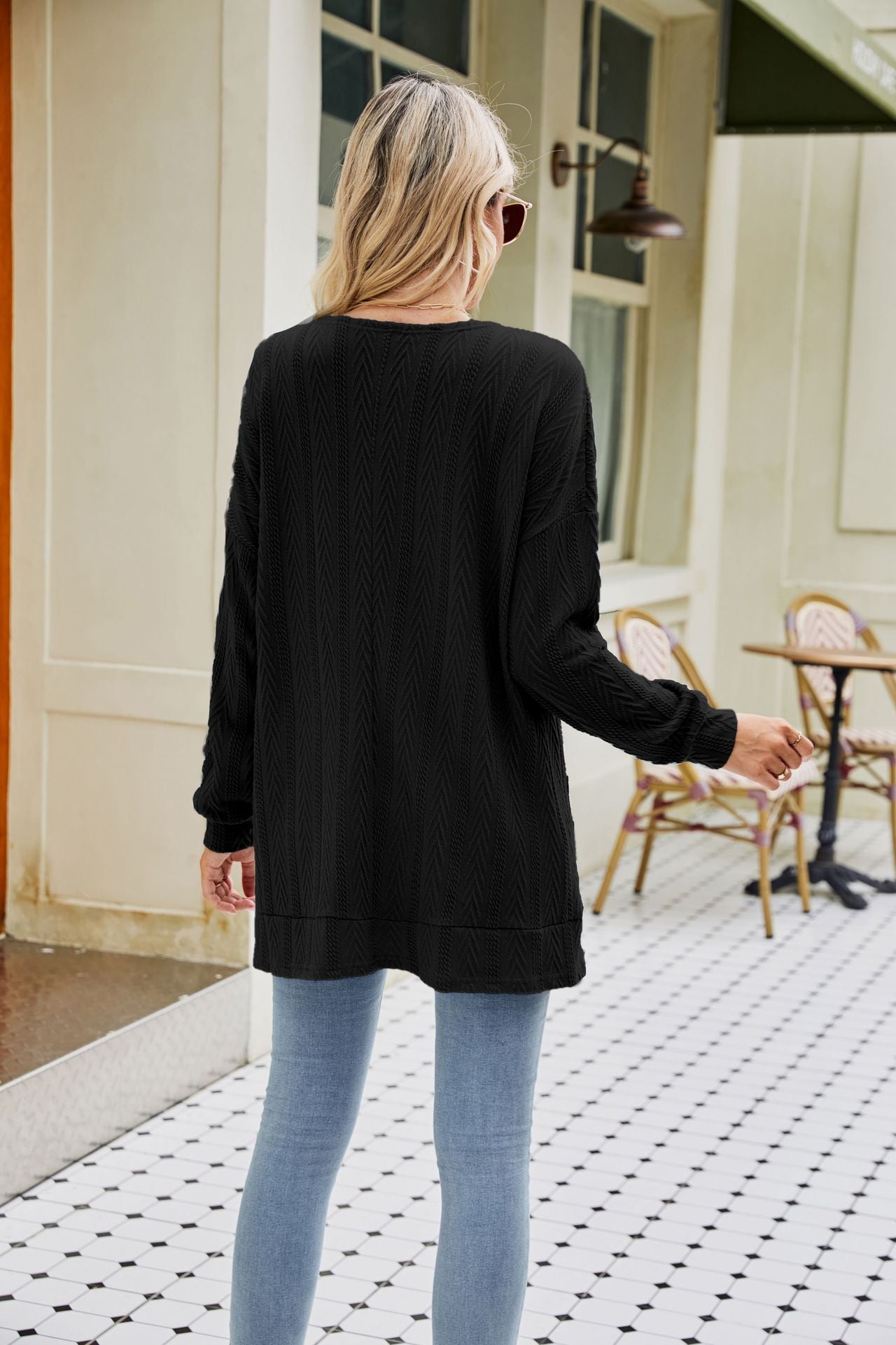 Women Long-Sleeved Cardigan Sweater