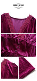 Womens V Neck Velvet Cocktail Party Wedding Dress