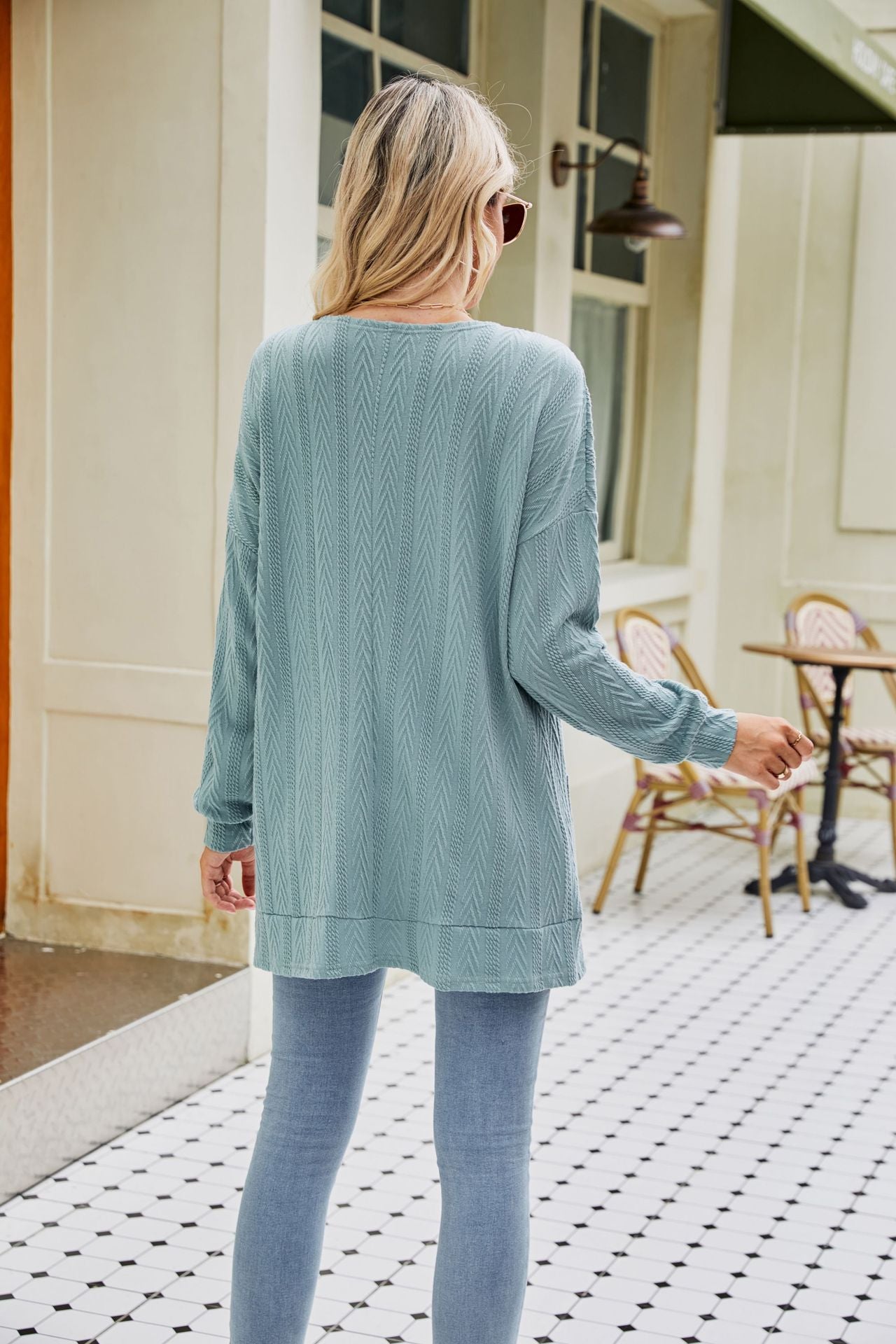 Women Long-Sleeved Cardigan Sweater