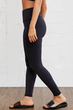 Black Arched Waist Seamless Active Leggings